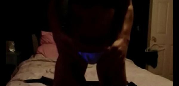  Dancing in thong and fingering my pussy